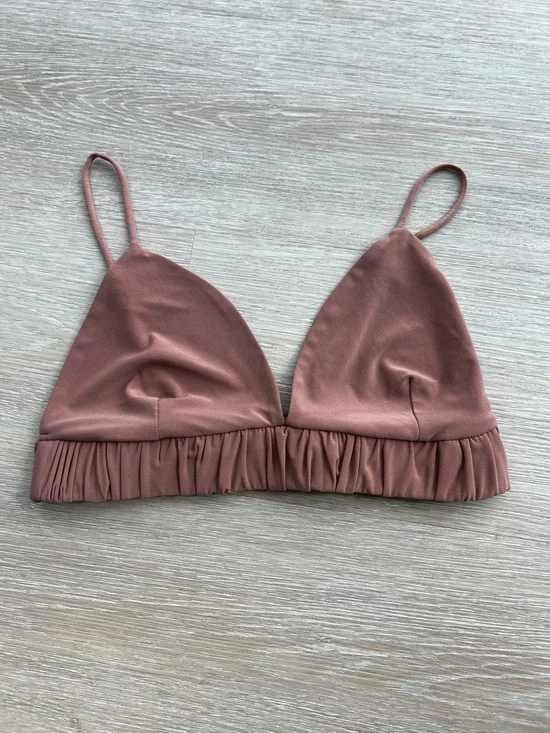 Zara Ruched Triangle Bralette - Picture 1 of 3